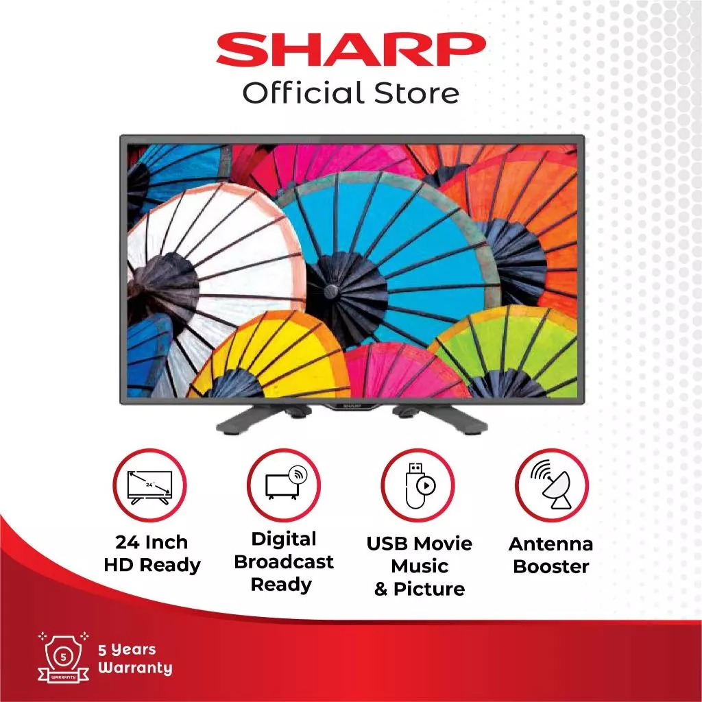 SHARP Electronics SHARP 24 Inch AQUOS LED TV  2T-C24GD1400i