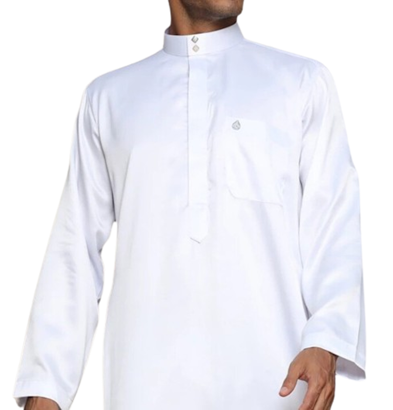 As-Sabar Jubah Viskin Putih 2