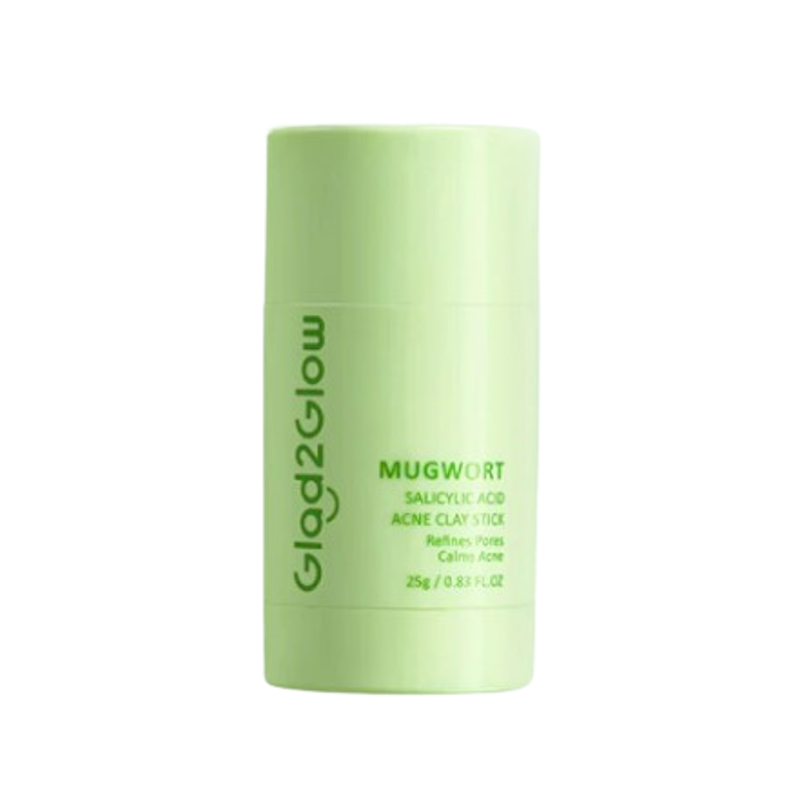 Glad2Glow Mugwort Salicylic Acid Acne Clay Stick 1