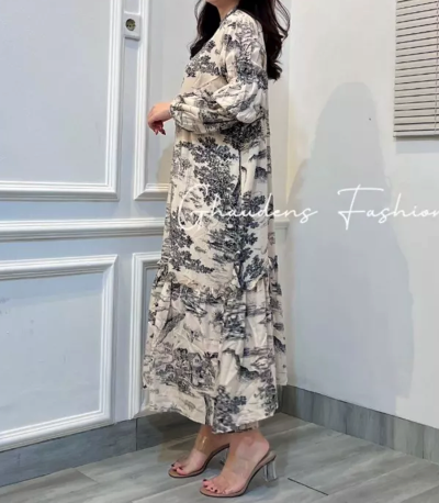 Ghaudens Ghaudens Long Dress Diorana Rayon Guardian 6767-1/2