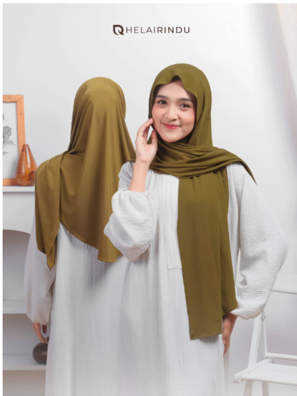 HELAIRINDU Hijab Pashmina Instan Curve