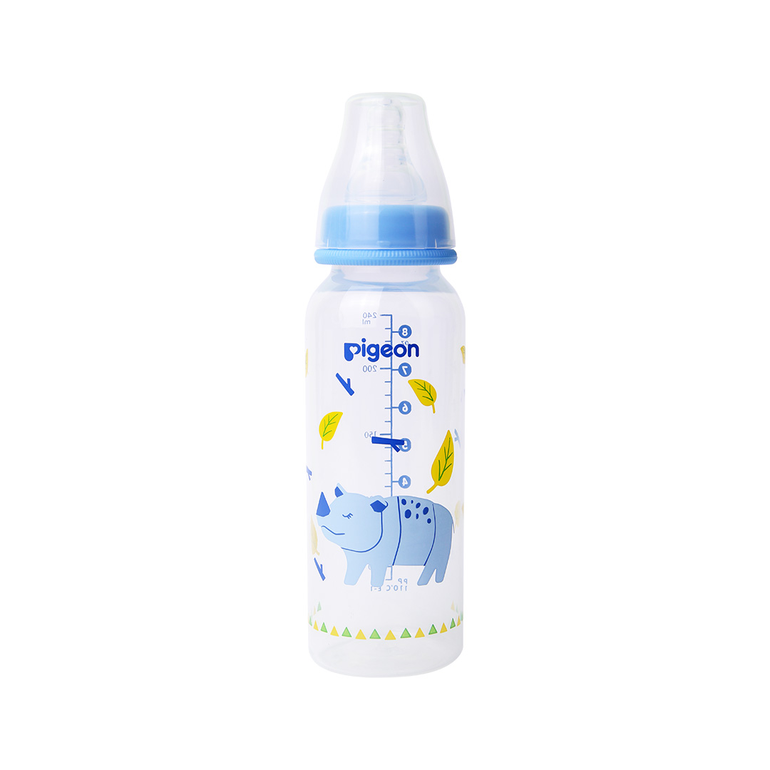 Botol PP RP 240 ml Badak Bercula Satu W/ S-Type Silicone Nipple 1