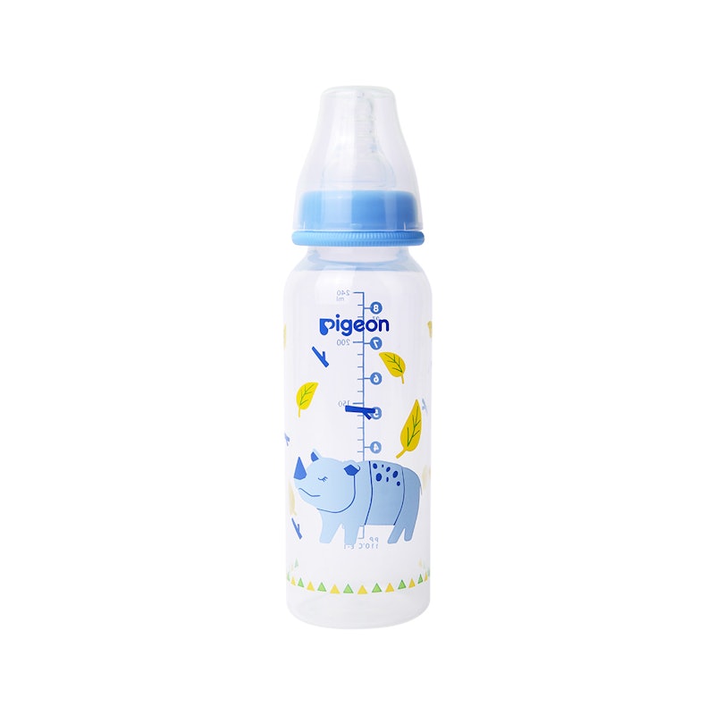 Botol PP RP 240 ml Badak Bercula Satu W/ S-Type Silicone Nipple 1