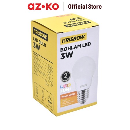 Krisbow Indonesia Krisbow® Lumi Bohlam Led 3W