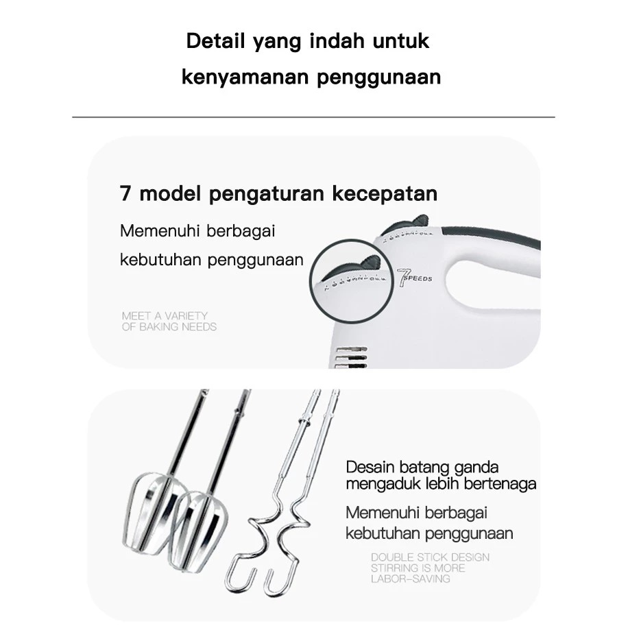 Wan Bang Indonesia  HAN RIVER Stand Mixer  HRDDQ03WT