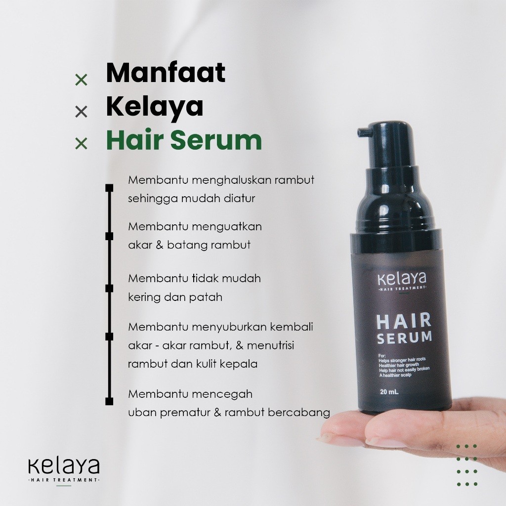 Inovasi Teknologi Kosmetika Kelaya Hair Serum