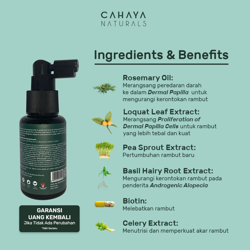 Cahaya Naturals Natural Hair Serum