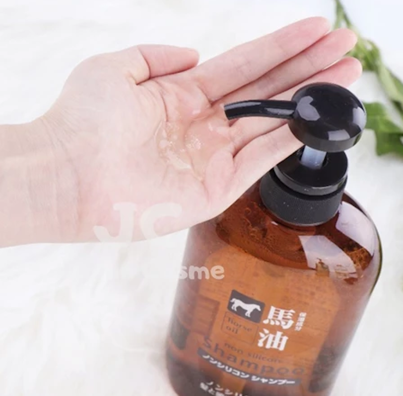 Kumano Yushi Horse Oil Shampoo 4