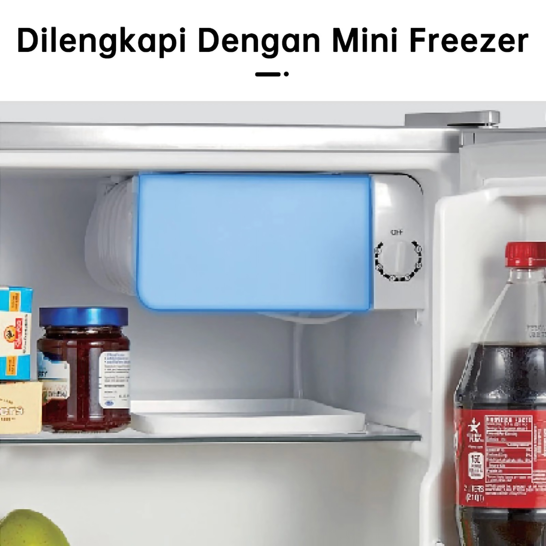 Midea Midea Kulkas Mini Bar Kapasitas 50 L MDRD86FGG50ID