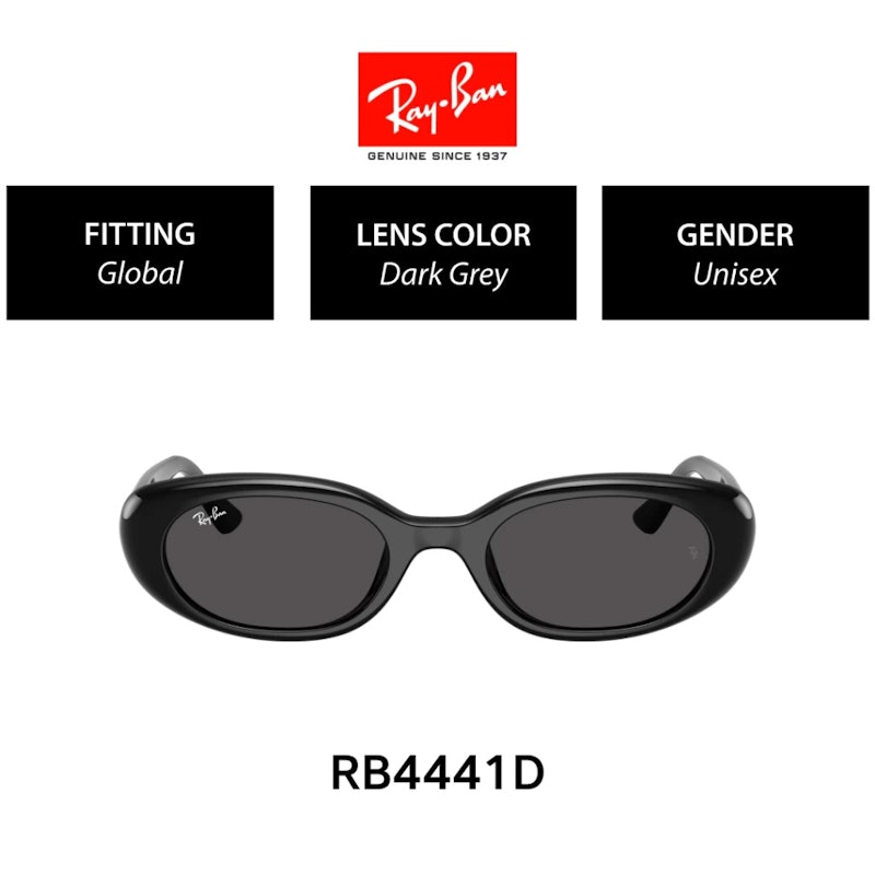 Ray-Ban BIO-BASED Sunglasses in Black and Dark Grey 5