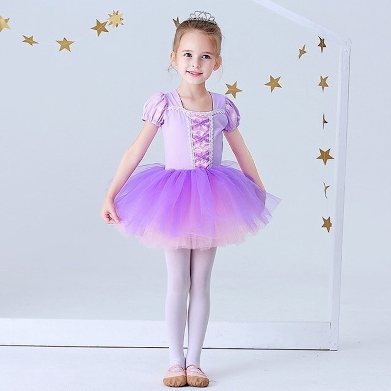 Baju balet Kostum Ballet Putri Princess RAPUNZEL 3