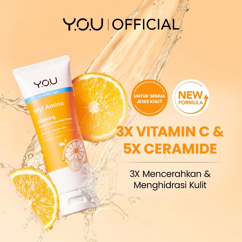 HEBE Beauty Style Y.O.U Hy! Amino Glo-Win Brightening Facial Wash