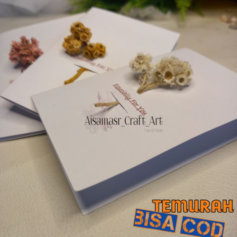 Kartu Ucapan Dried Flower 3