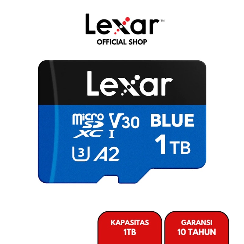 Lexar BLUE microSDXC UHS-I Card 1TB 5