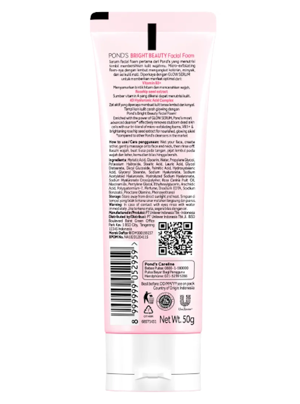 Pond's Bright Beauty Facial Foam 4