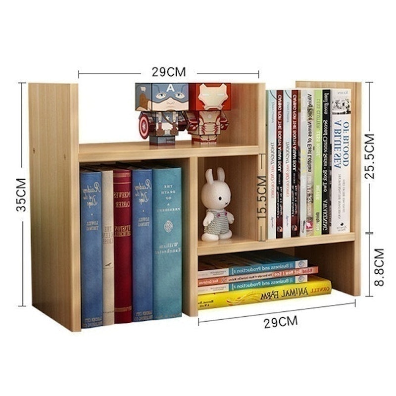 Rak Buku Mini Portable Kayu 3
