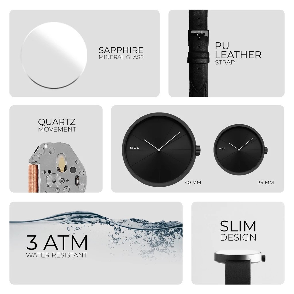 MCE Watches MCE Jam Tangan Couple Apollo Series