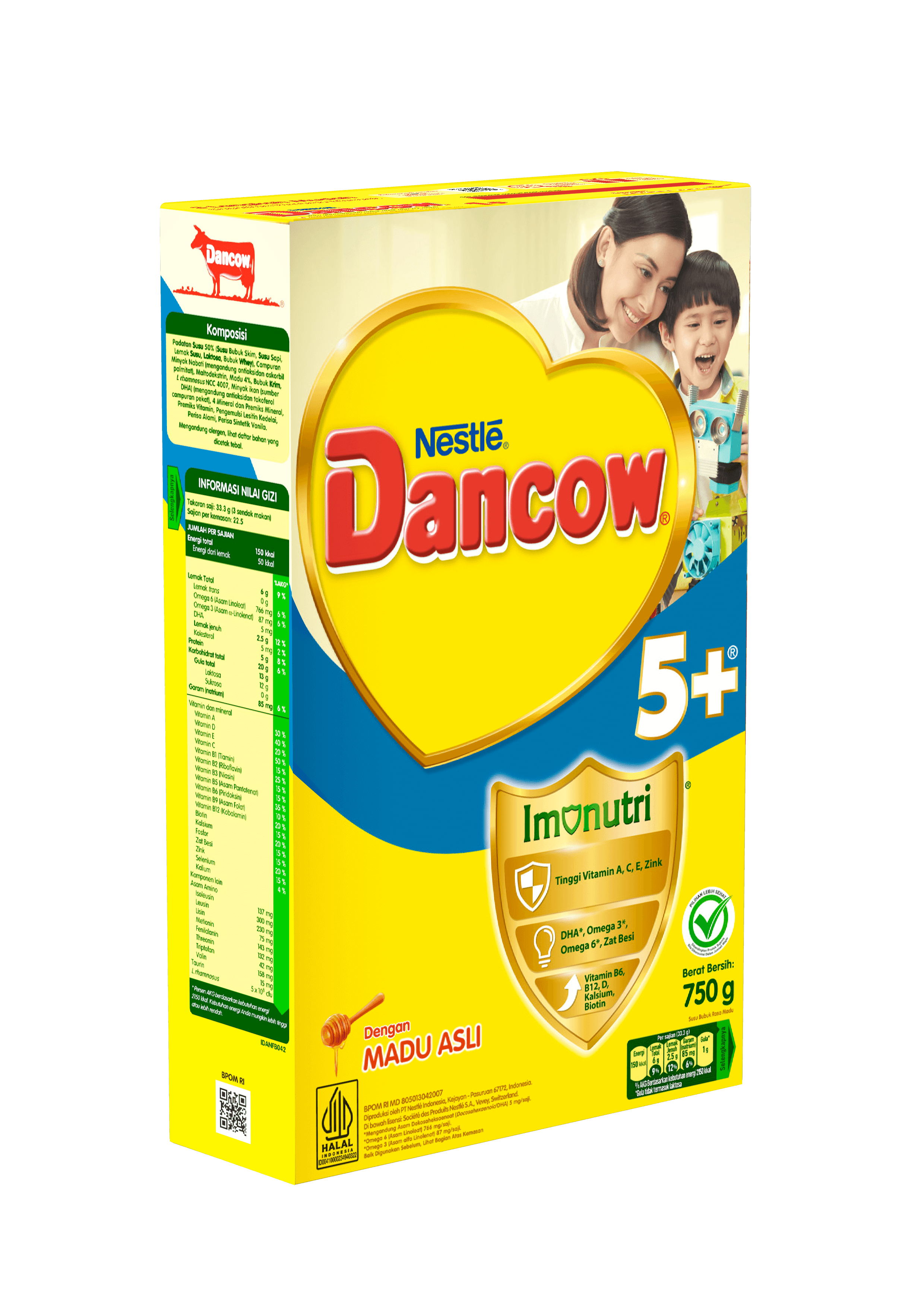 DANCOW 5+ Imunutri Madu