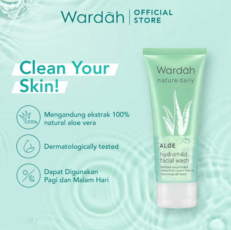Nature Daily Aloe Hydramild Facial Wash 4