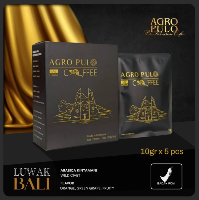  AGRO PULO Wild Luwak Arabica Bali Kintamani Eardrip Coffee
