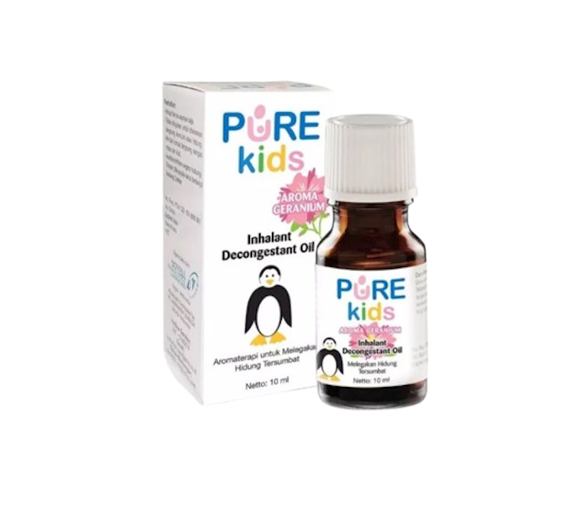 Pure Kids Inhalant Decongestant Oil Geranium 1
