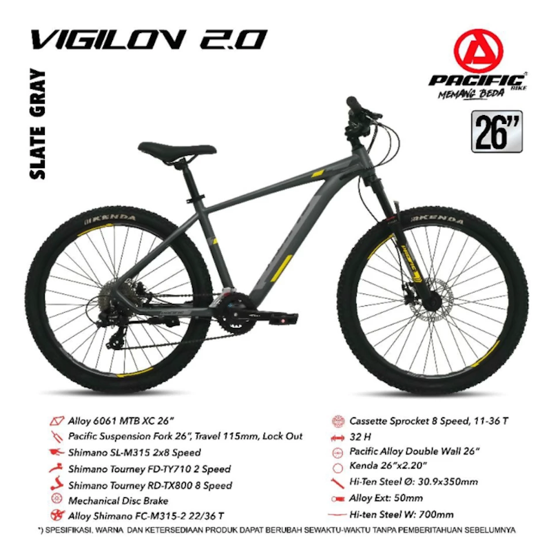 Pacific Vigilon 2.0 26 Inch