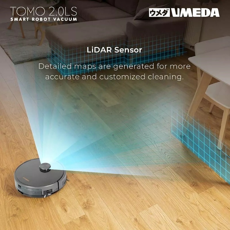 Umeda Tomo 2.0LS Smart Robot Vacuum 3