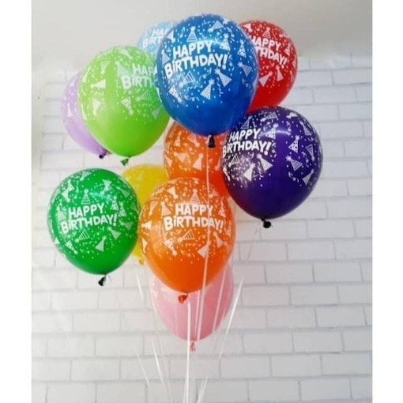 Balon Latex Motif HBD 4