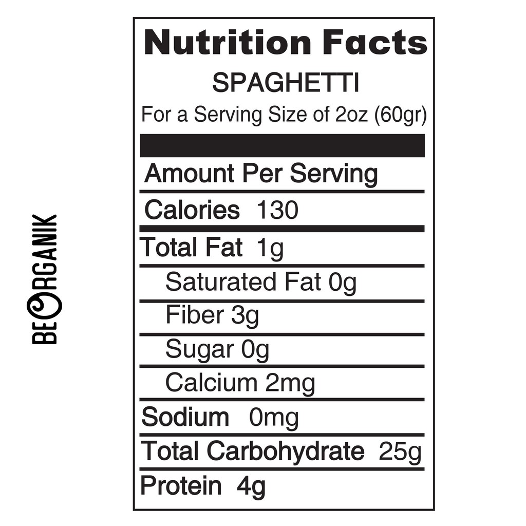 BeOrganik  Pasta Gluten Free