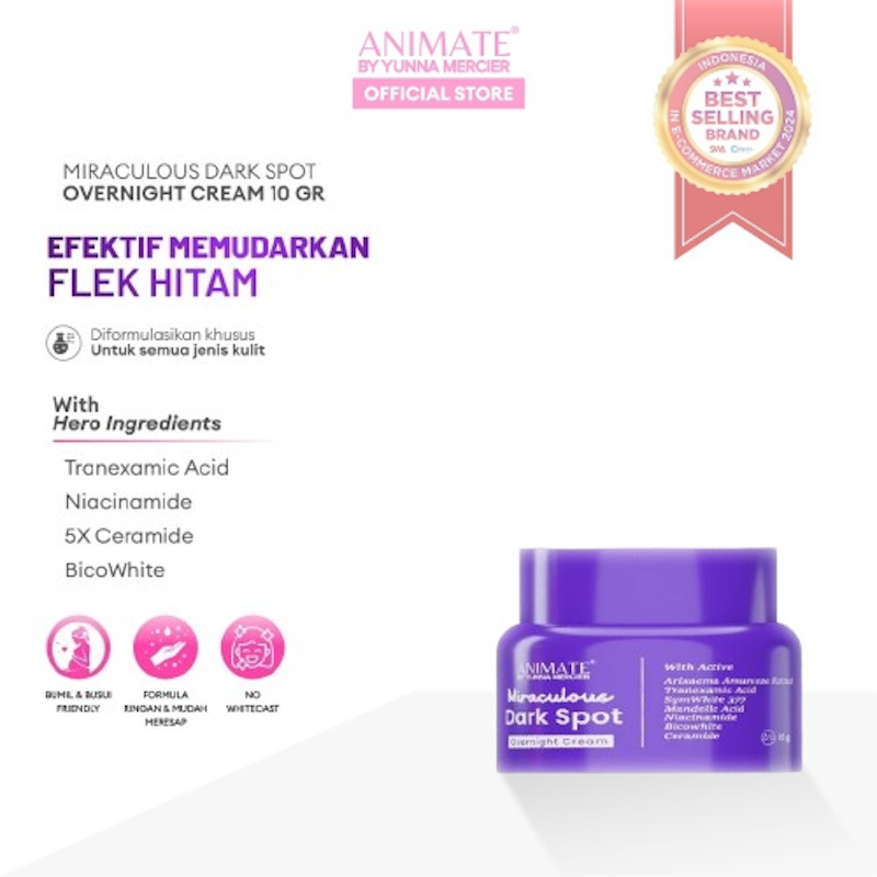 Animate Miraculous Dark Spot Overnight Cream 2