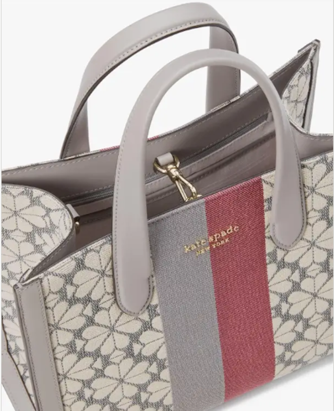 Manhattan Spade Flower Jacquard Small Tote 2