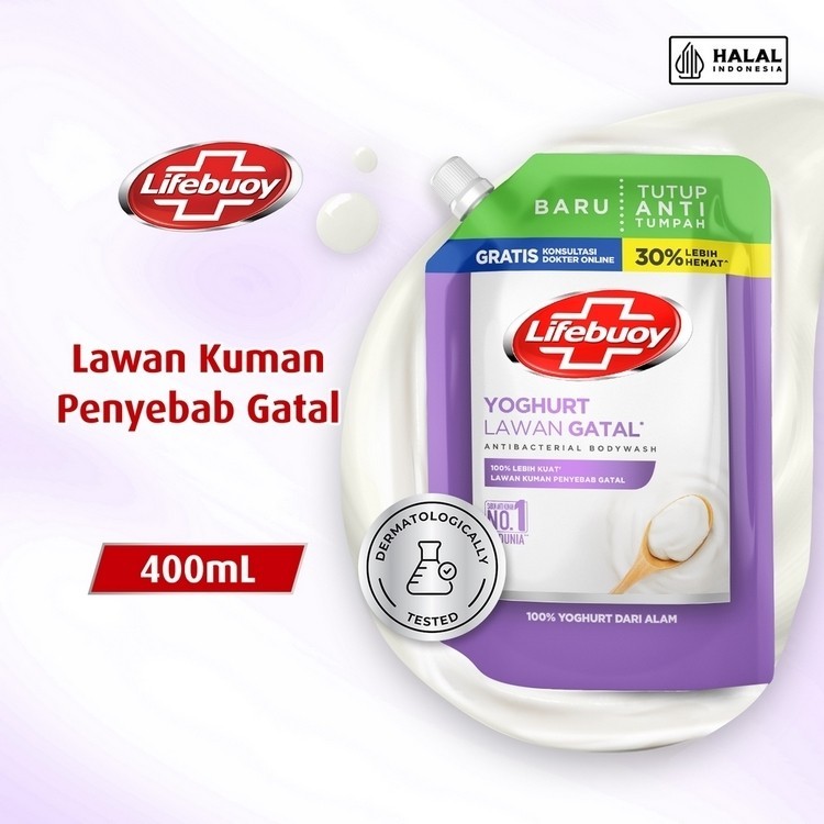 Lifebuoy Sabun Cair Anti Bakteri Yoghurt Care