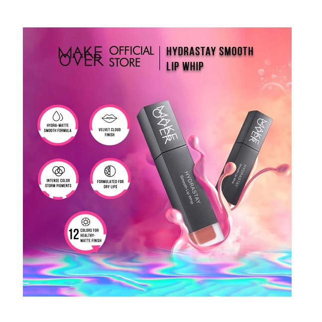 Paragon Technology and Innovation MAKE OVER Hydrastay Smooth Lip Whip C10 Vow