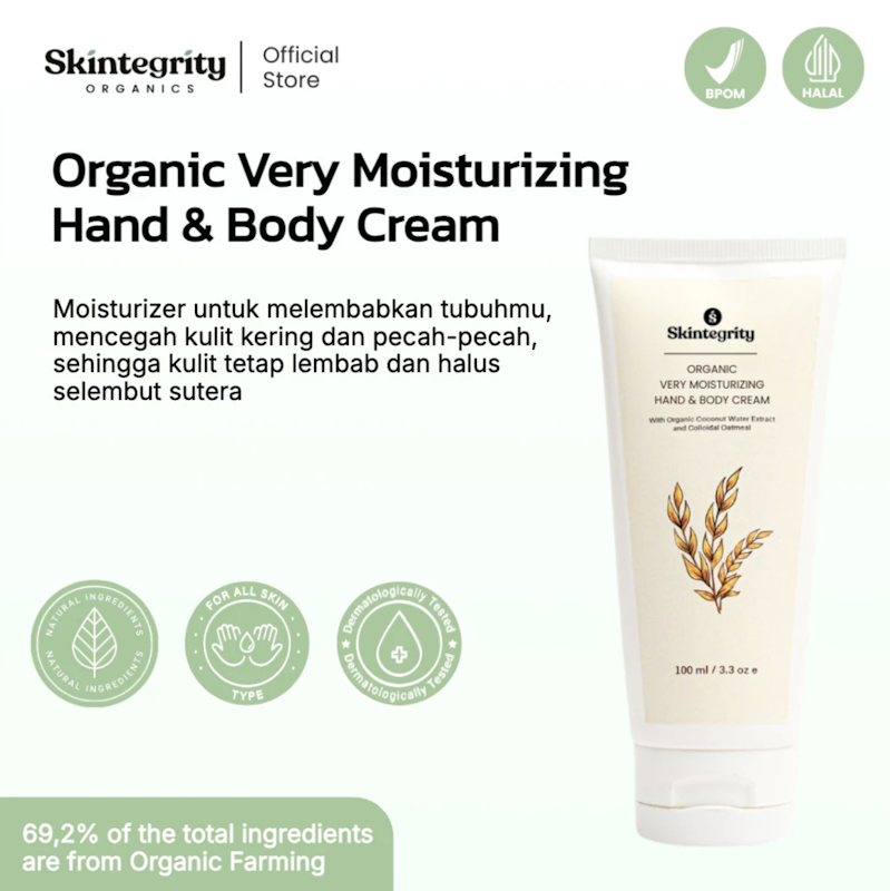 Skintegrity Organic Very Moisturizing Hand & Body Cream 3