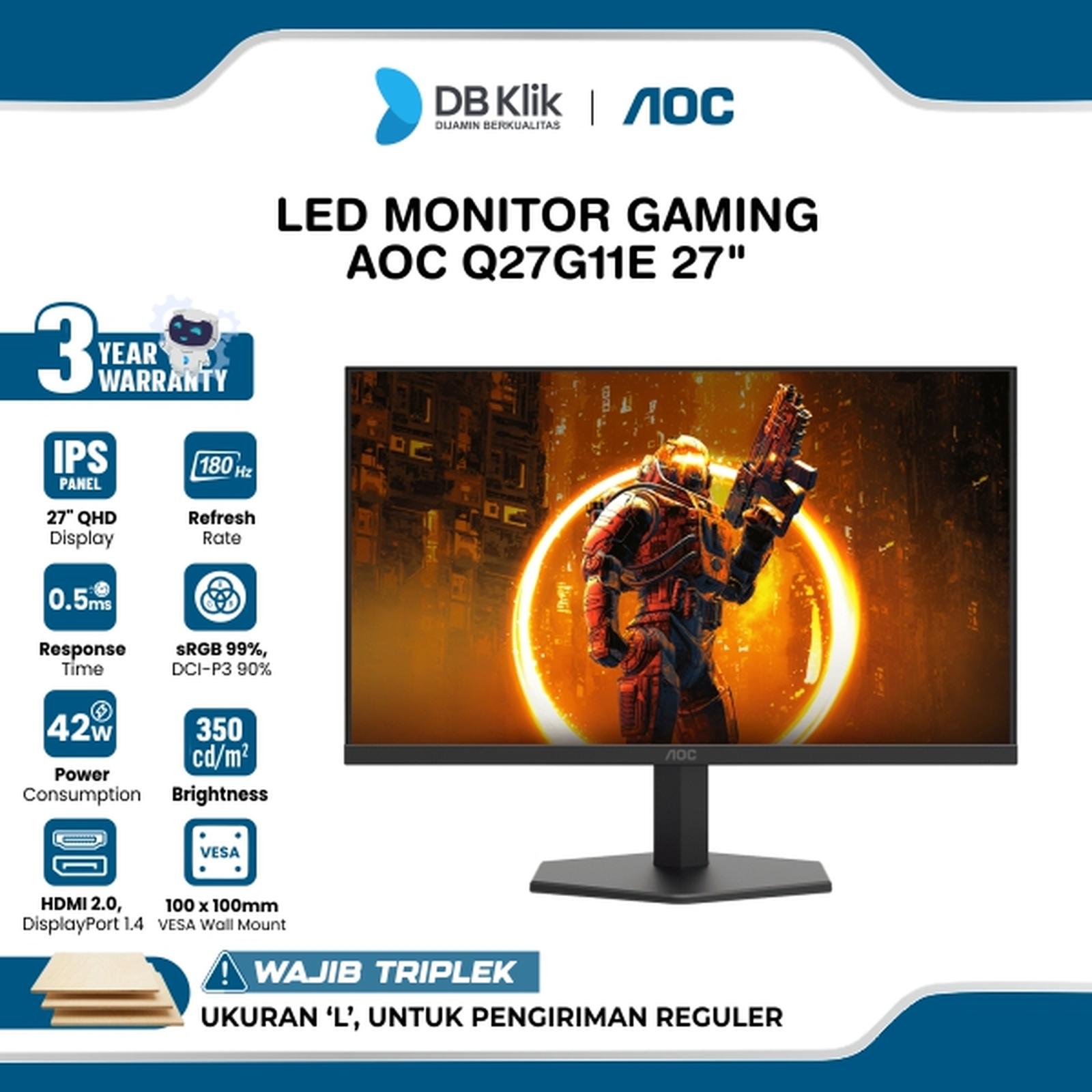 AOC International AOC LED Monitor Gaming 27" Q27G11E