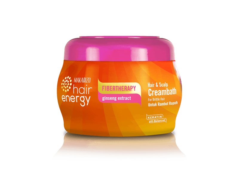 Makarizo Hair Energy Fibertheraphy Creambath Ginseng Extract