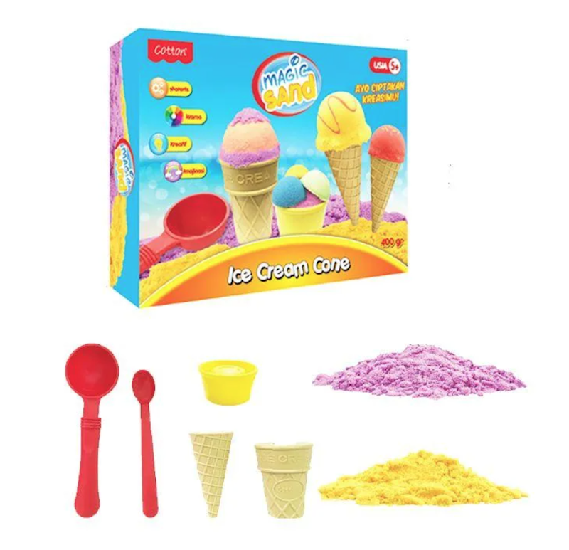 Magic Sand Ice Cream Cone 1