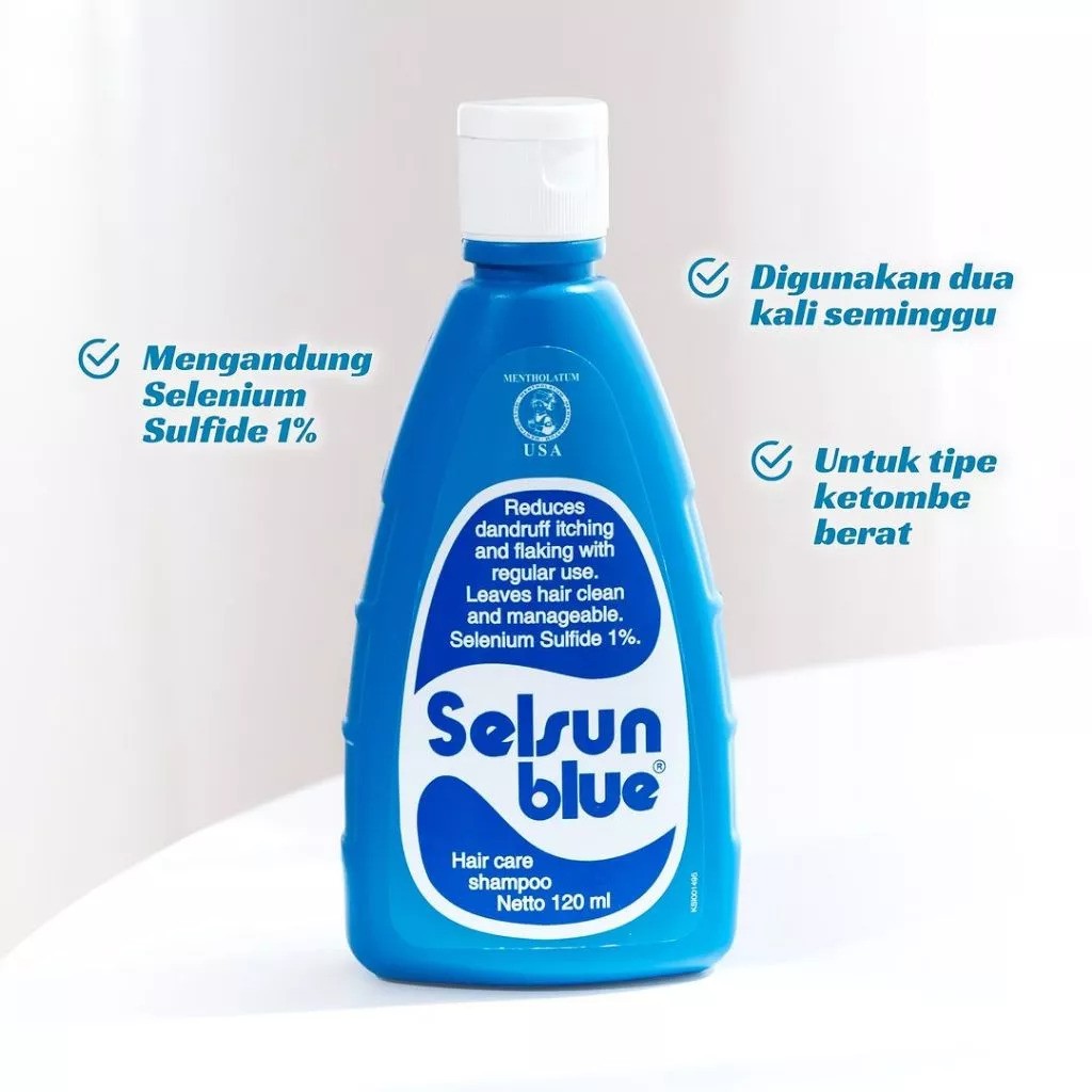 Blue Hair Care Shampoo 2