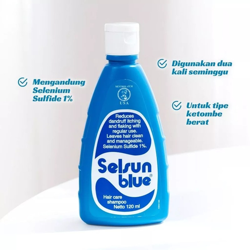 Blue Hair Care Shampoo 2