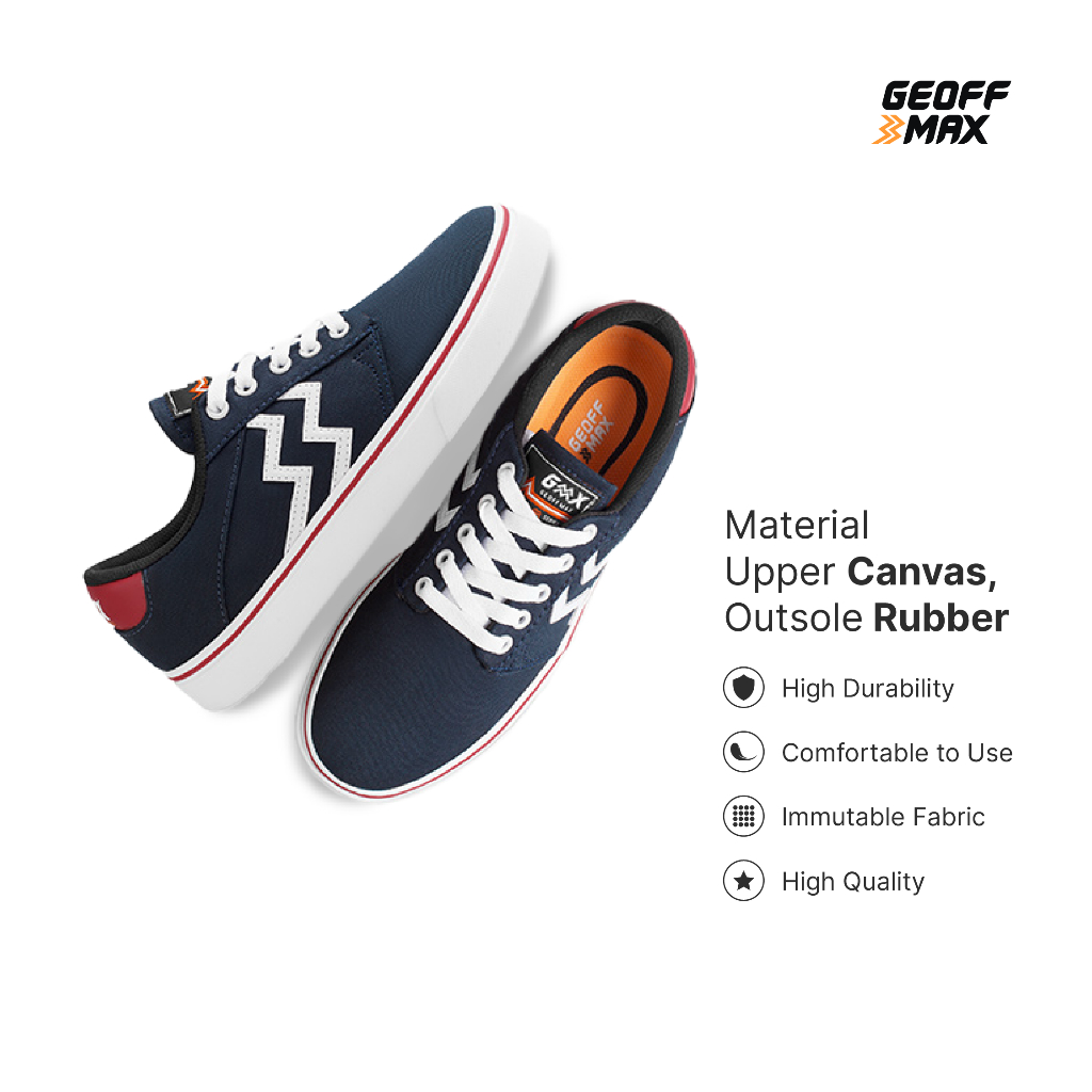 Geoff Maksimal Jaya Geoff Max Gavin Navy White STZ