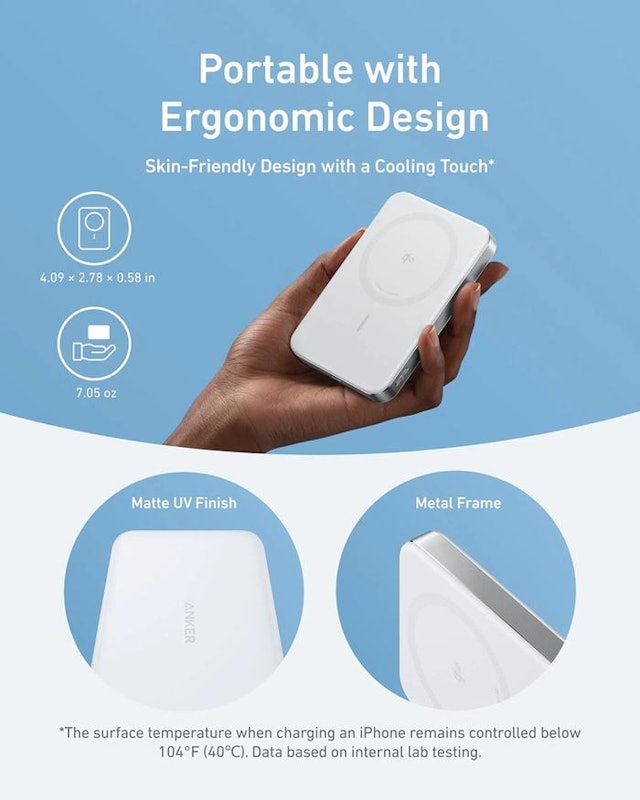 Anker MagGo Wireless Power Bank 10.000 mAh 4