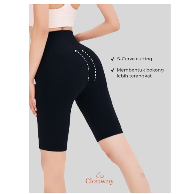 CLOUWNY Biker Short Legging 5