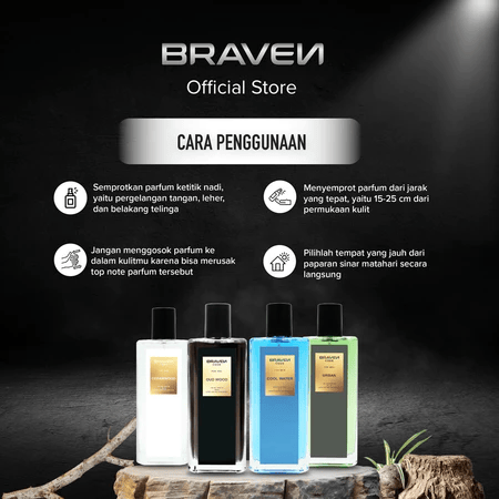 Griff Prima Abadi Braven Code Eau De Parfum Oud Wood 