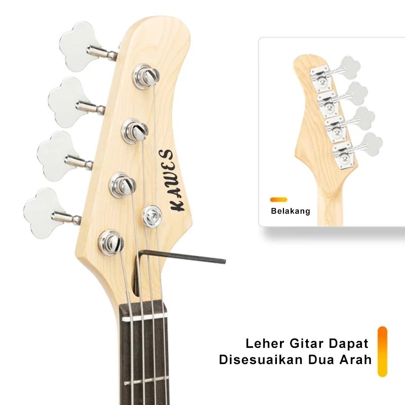 STRUMORA Gitar Bass Elektrik