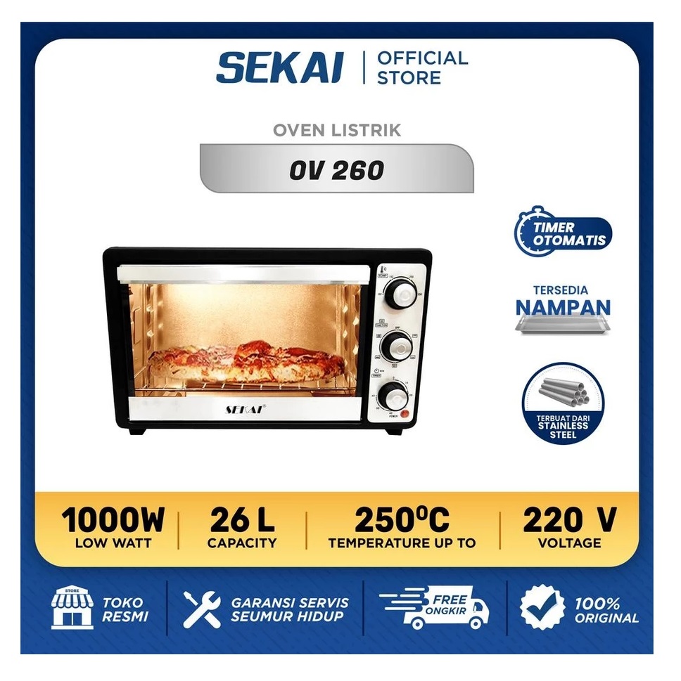 Tripacific Electrindo SEKAI Oven Listrik OV-260