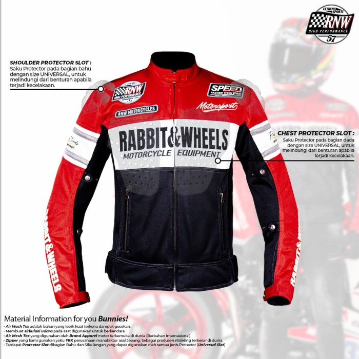  Rabbit and Wheels New Combo Red