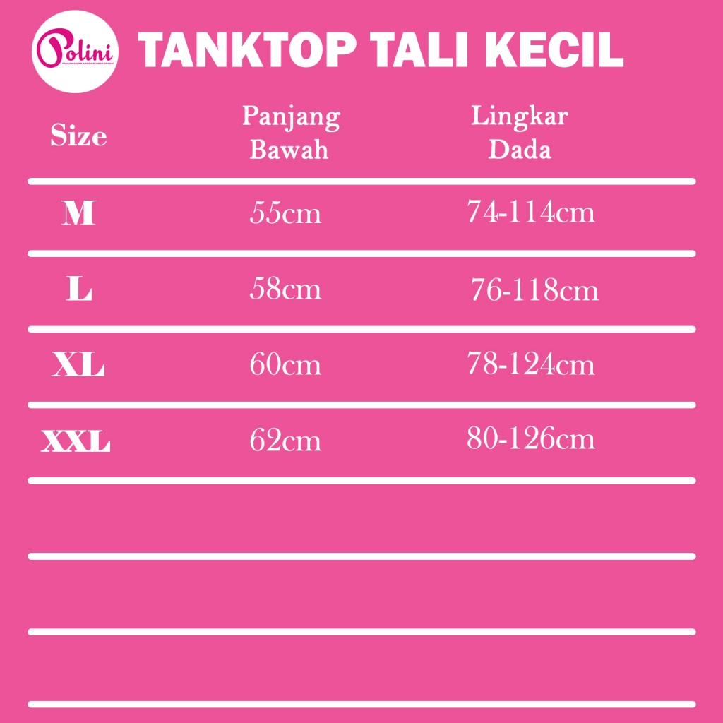  Exxen Tanktop Tali Kecil