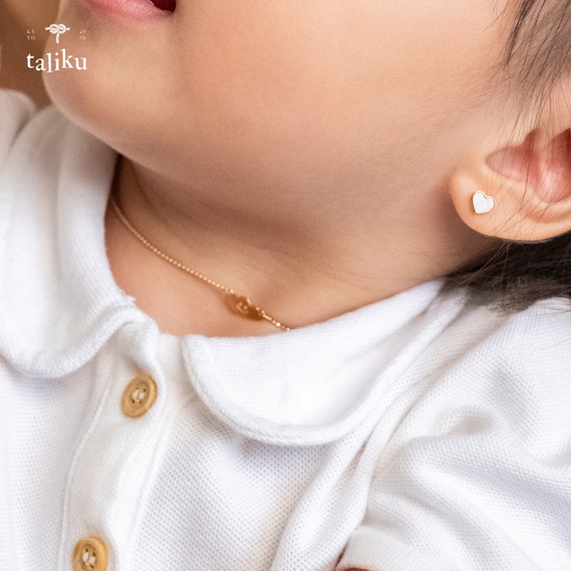 Taliku Mini Enamel Heart Round Loop 5