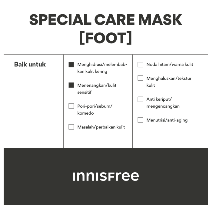 Innisfree Innisfree Special Care Mask Foot