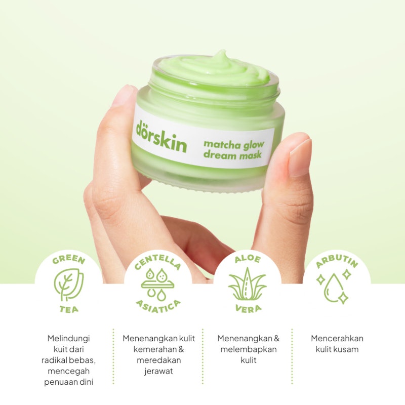 Matcha Glow Dream Mask 3